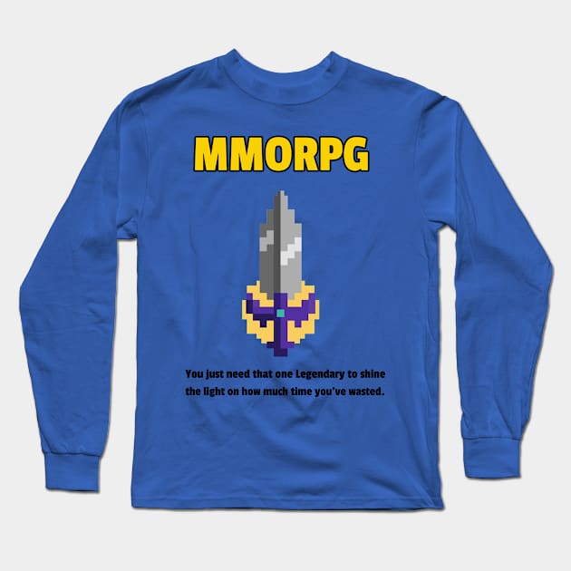 MMORPG Legendary Long Sleeve T-Shirt by Cementman Clothing